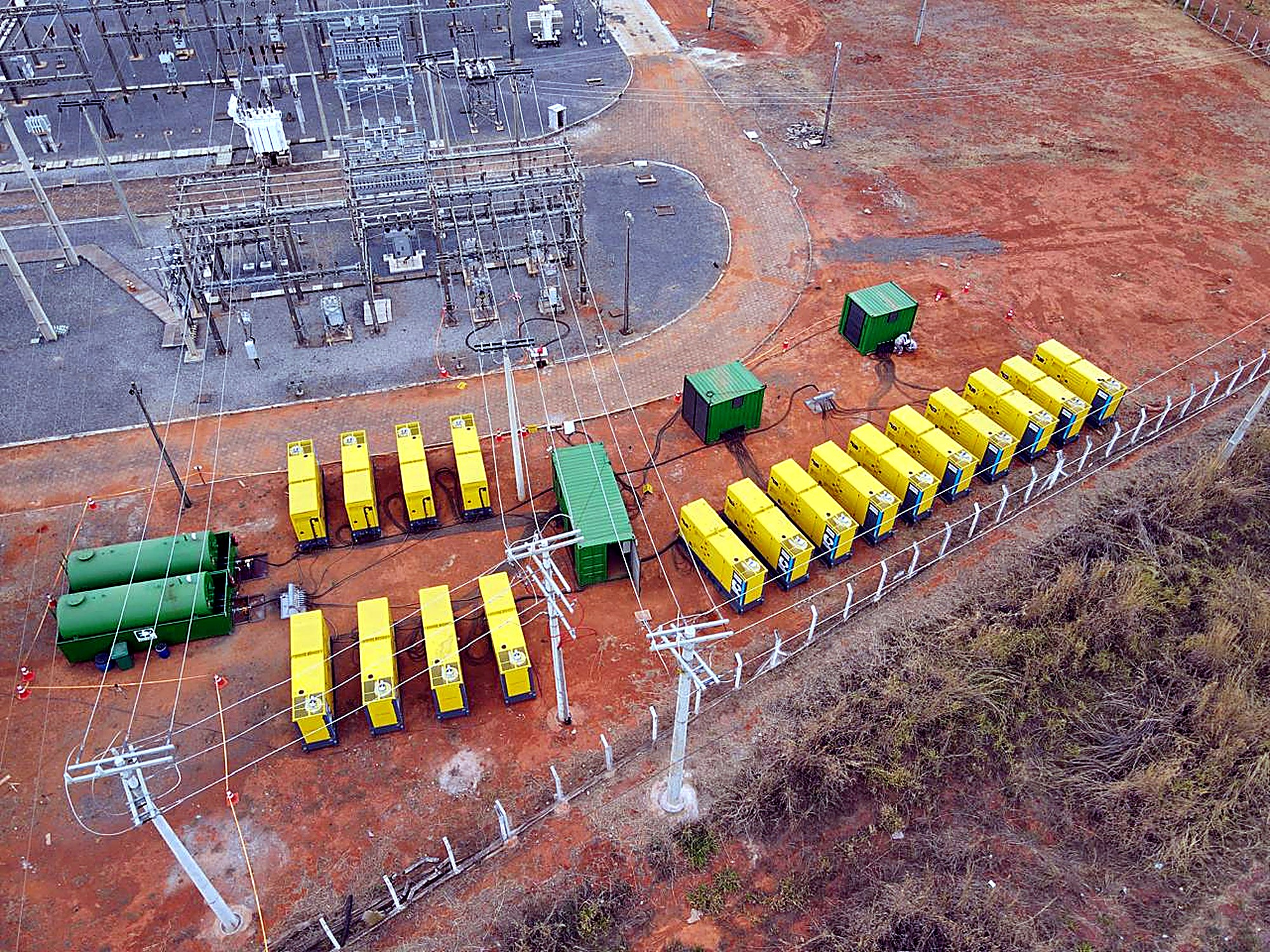 Case ENEL Goiás, vista aérea